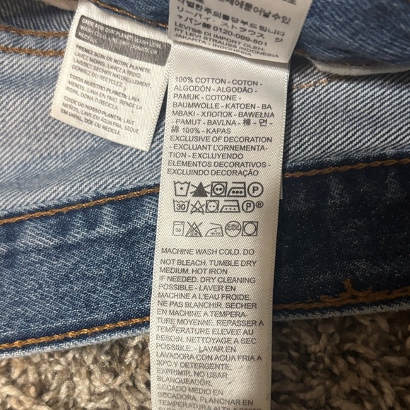 Levi's Men's Straight Blue Jeans - Picture 3 of 12
